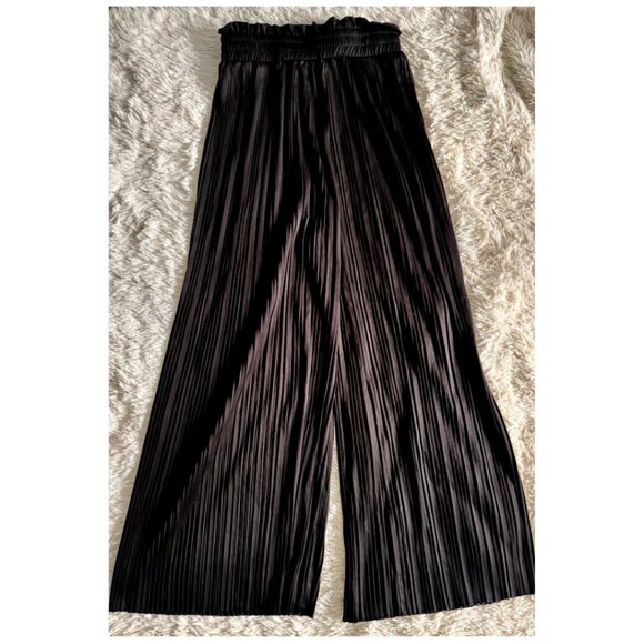 SHEIN ★ Frenchy Paperbag Waist Wide Leg Pants - Picture 2 of 7